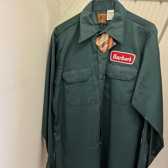 RARE Vintage Barber’s Milk Work Shirt - Never Worn - Size Medium - Made in USA - Picture 5 of 9